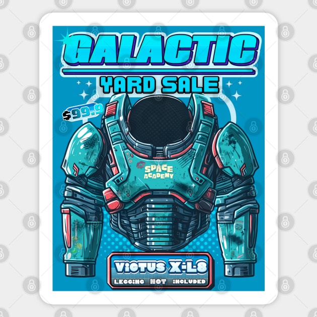 Galactic Yard Sale - Victus X-L8 (Leggins Not Included😅) Sticker by Invad3rDiz